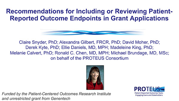 Cover of Recommendations for Including or Reviewing Patient-Reported Outcome Endpoints PowerPoint
