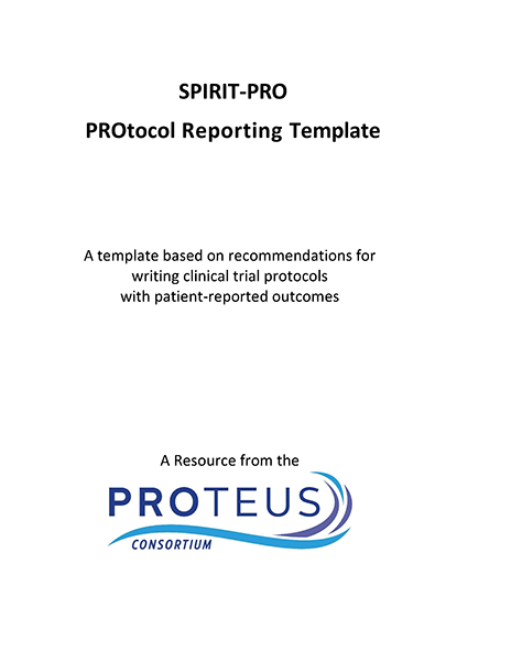 Cover of SPIRIT-PRO PROtocol Reporting Template